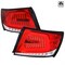 Spec-D Tuning SEDAN LED LIGHT BAR CHROME HOUSING AND RED LENS, 2PK LT-WRX084RLED-SQ-TM - alternate 1